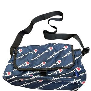 Champion Navy Blue Messenger Bag